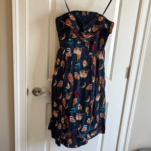 Anthropologie Maeve Native Birds dress